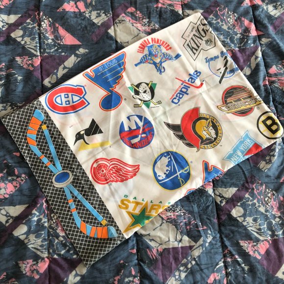 Vintage SINGLE NHL Pillow Case - Picture 2 of 4